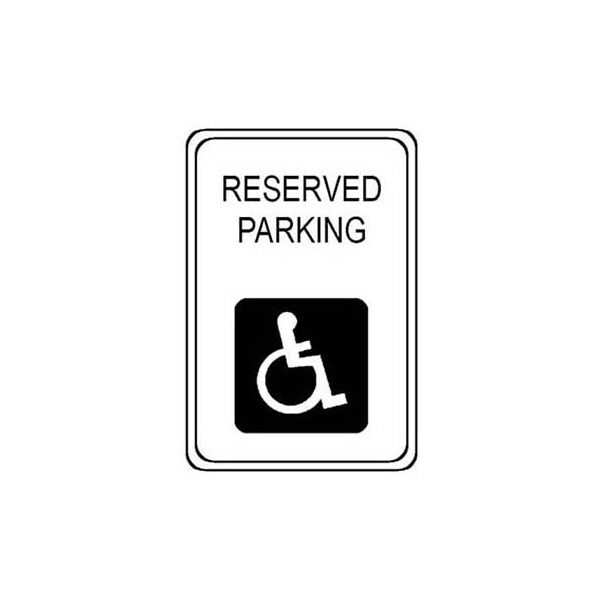 Sign, Reserved Parking , 18X24